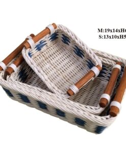 115527 Set of 3 Rattan Storage Baskets